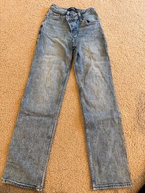 Hollister ultra high-rise 90s vintage straight Women's Light Blue Jeans